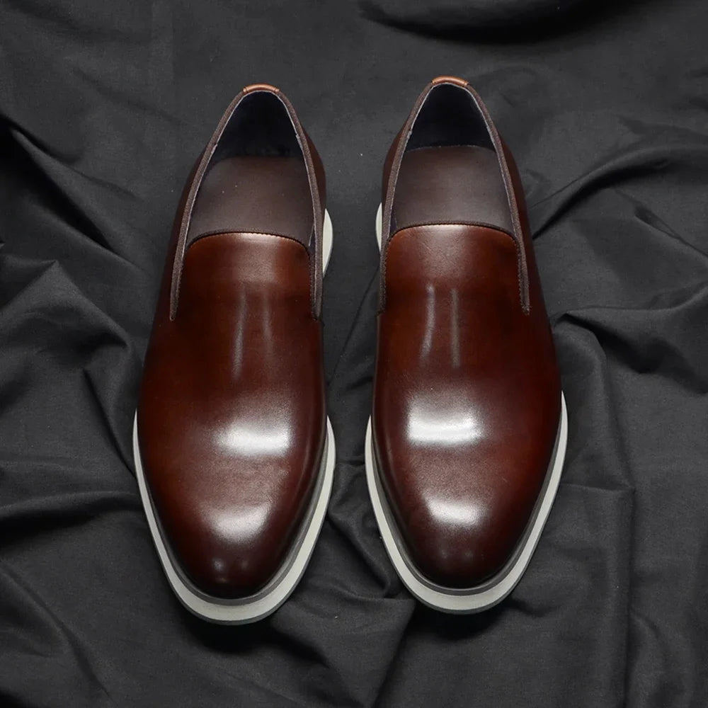 Menโs Genuine Leather Loafers