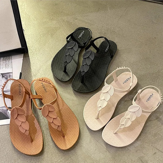 Woman Sandals Shoes Summer Retro Shoes Woman Outdoor Sandals 2025