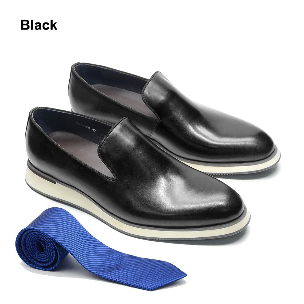Menโs Genuine Leather Loafers
