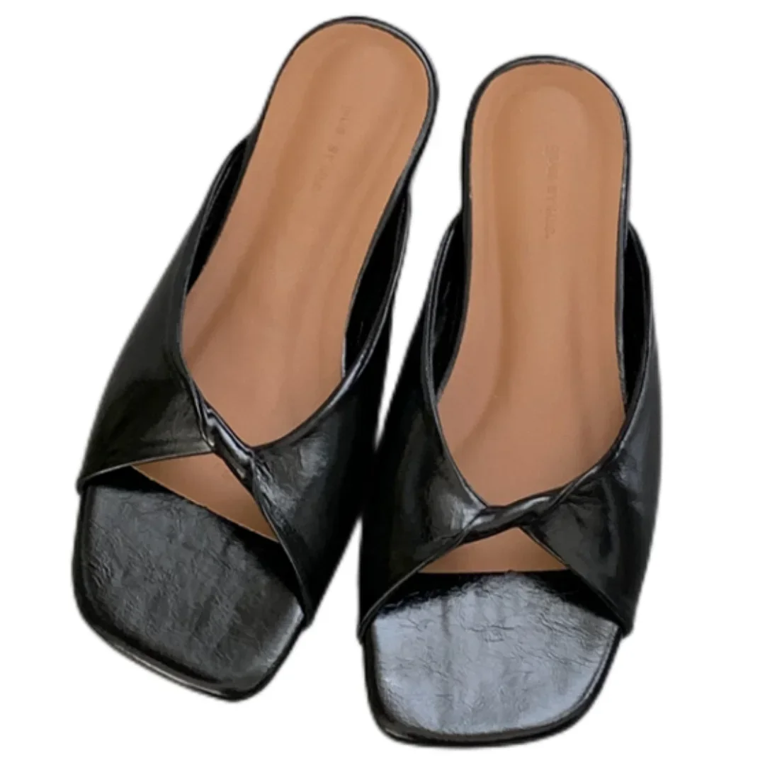 Flats Slippers Women Open Toe Sandals Summer Flip Flops 2025