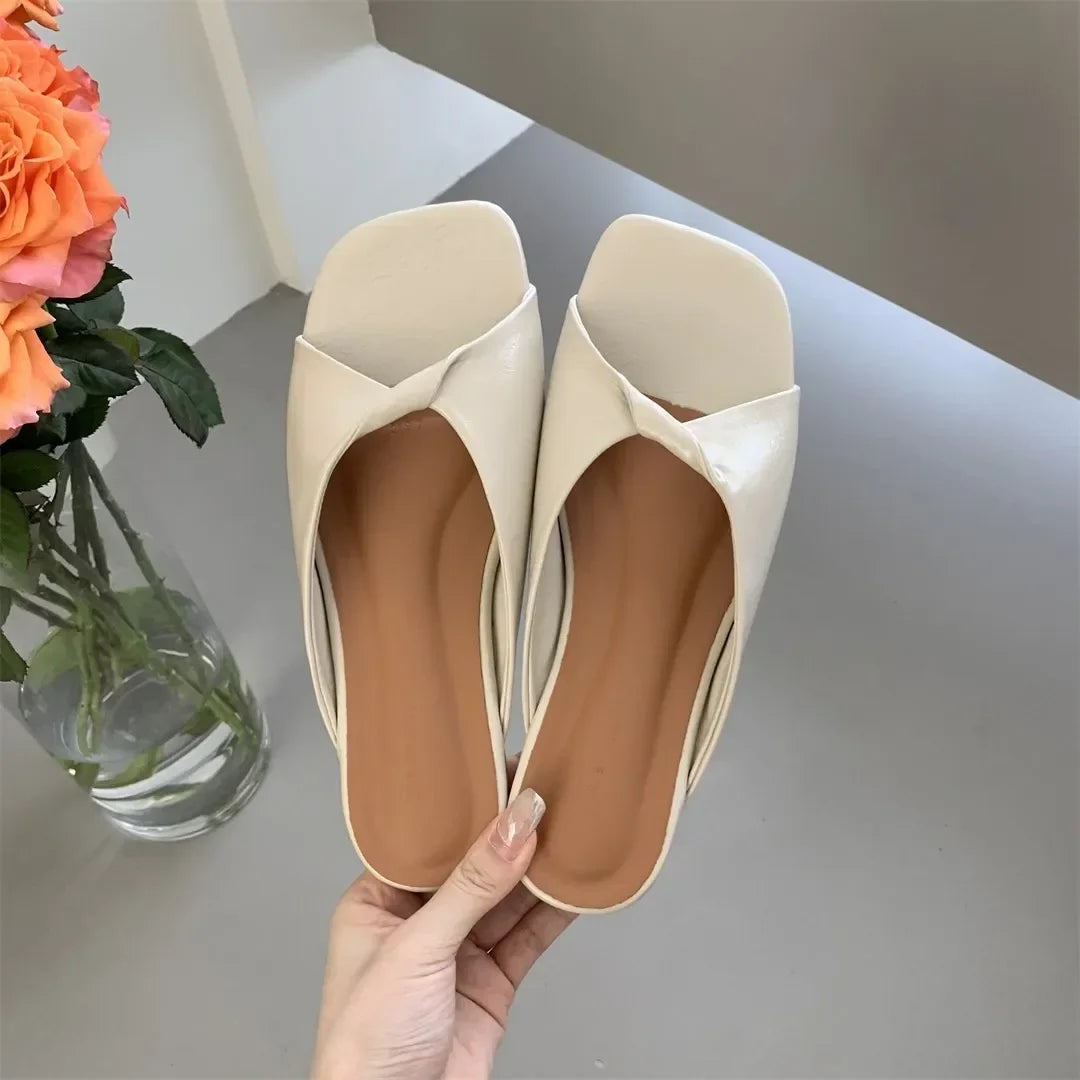 Flats Slippers Women Open Toe Sandals Summer Flip Flops 2025