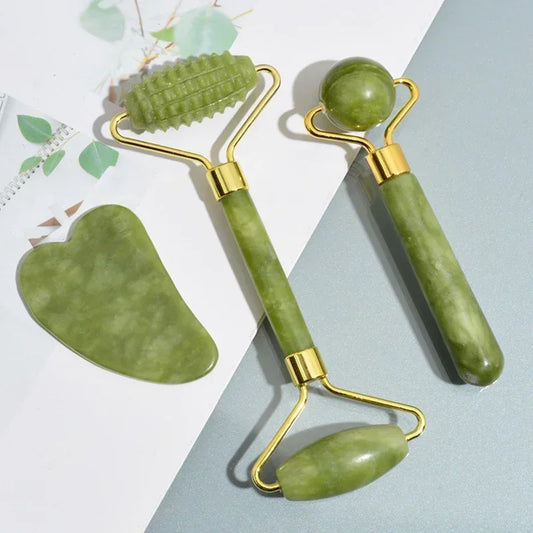 Natural Jade Roller & Gua Sha