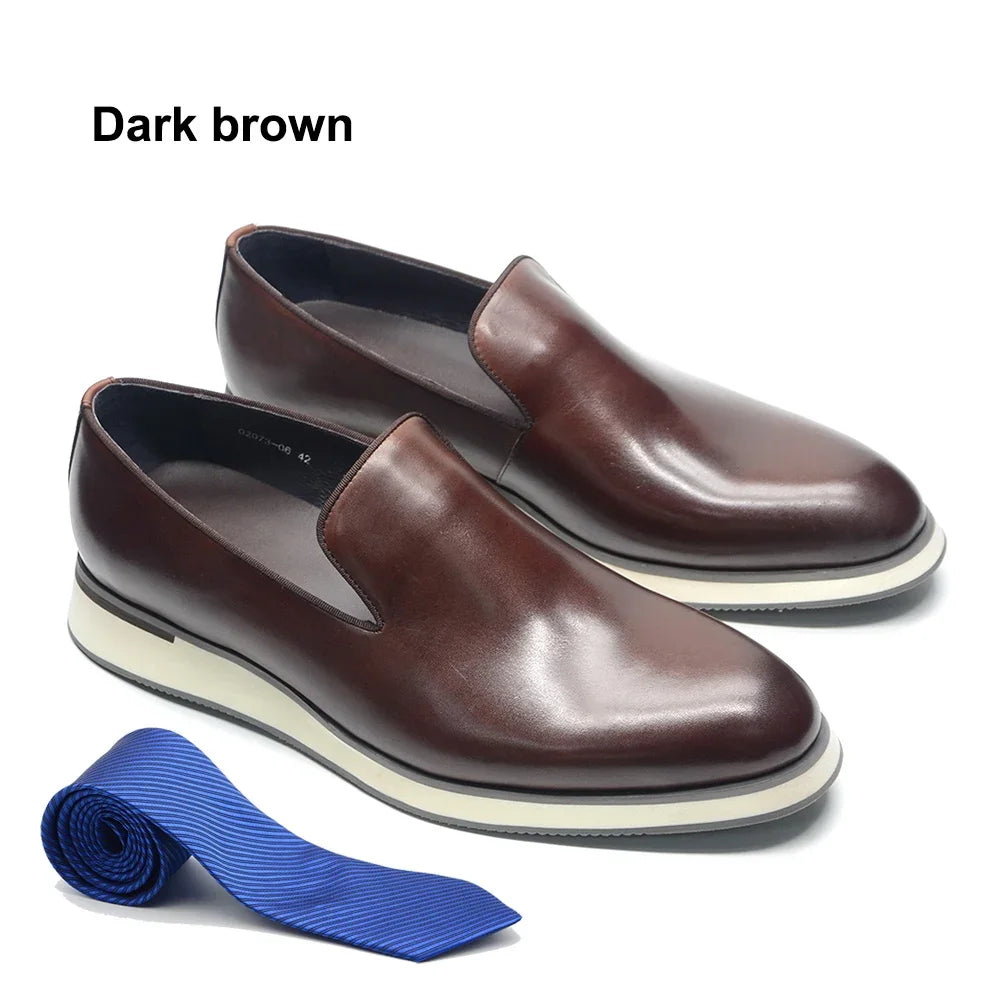 Menโs Genuine Leather Loafers