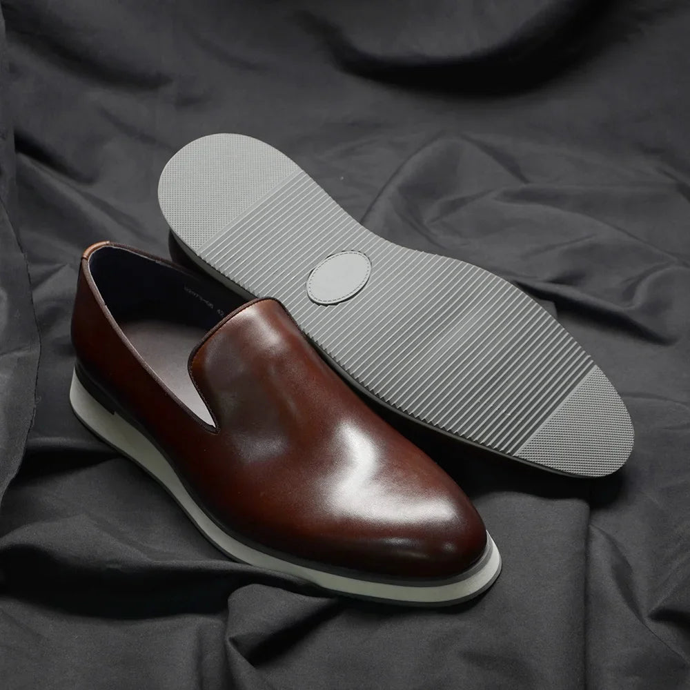 Menโs Genuine Leather Loafers