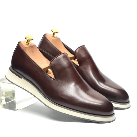 Menโs Genuine Leather Loafers