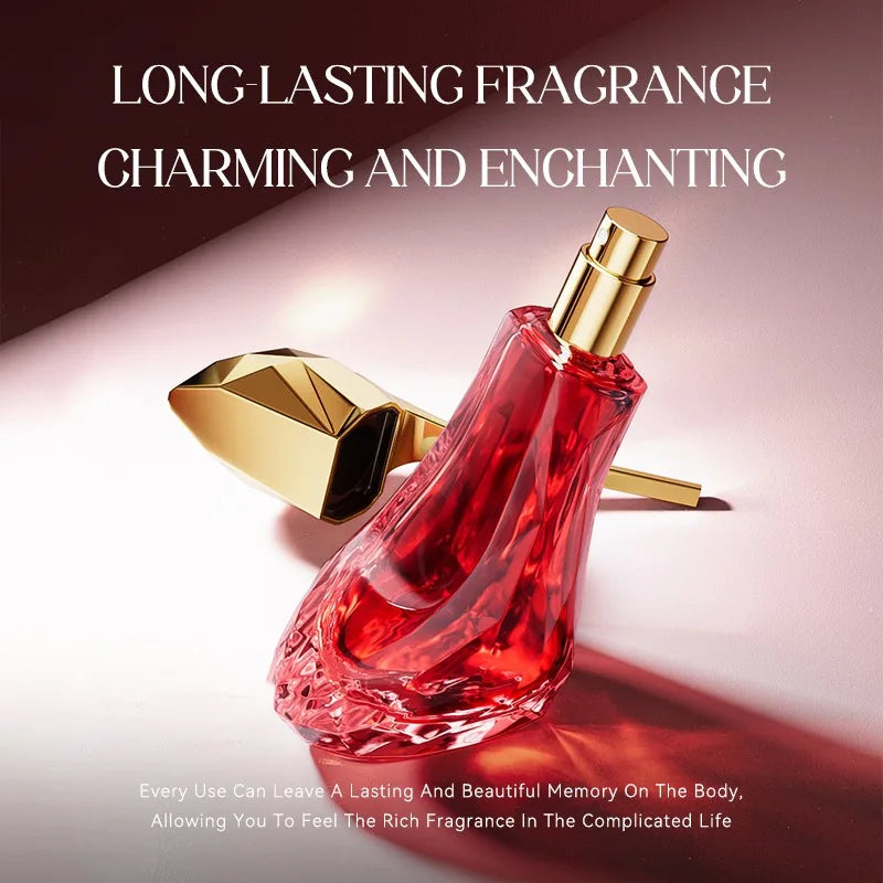 Dazzling Feminine High Heel Perfume 30ml Elegant Aquatic Scent with Blackcurrant Jasmine and Sweet Vanilla for Lasting Charm