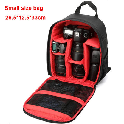 Waterproof DSLR Camera Bag Backpack With Charging Earphone Hole Outdoor Photo Bag for Canon Nikon Laptop Tripod Video Lens Bag