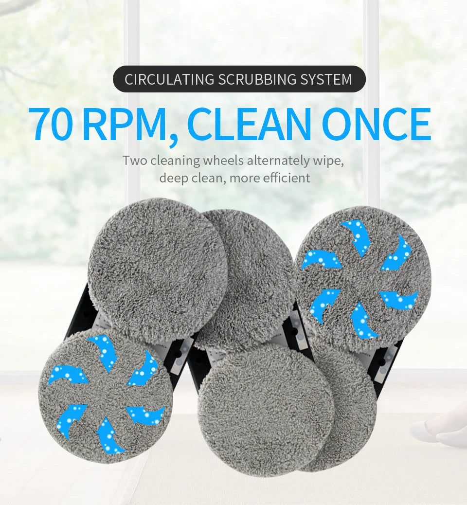 Ultra thin Robot vacuum cleaner window limpiacristales remote control for home