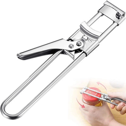 Adjustable Stainless-Steel Jar & Bottle Opener