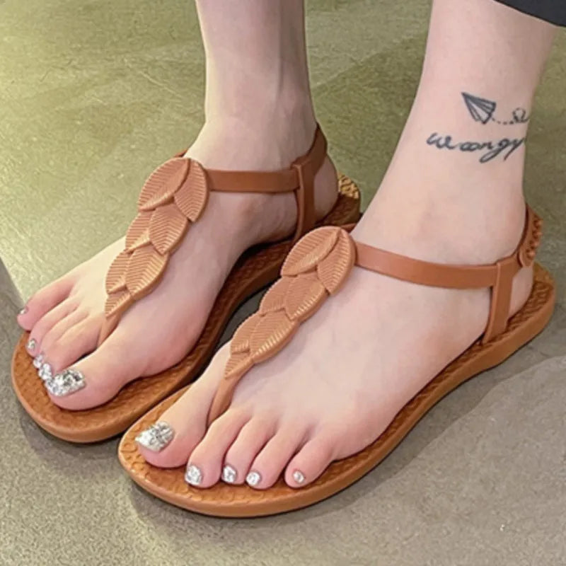 Woman Sandals Shoes Summer Retro Shoes Woman Outdoor Sandals 2025