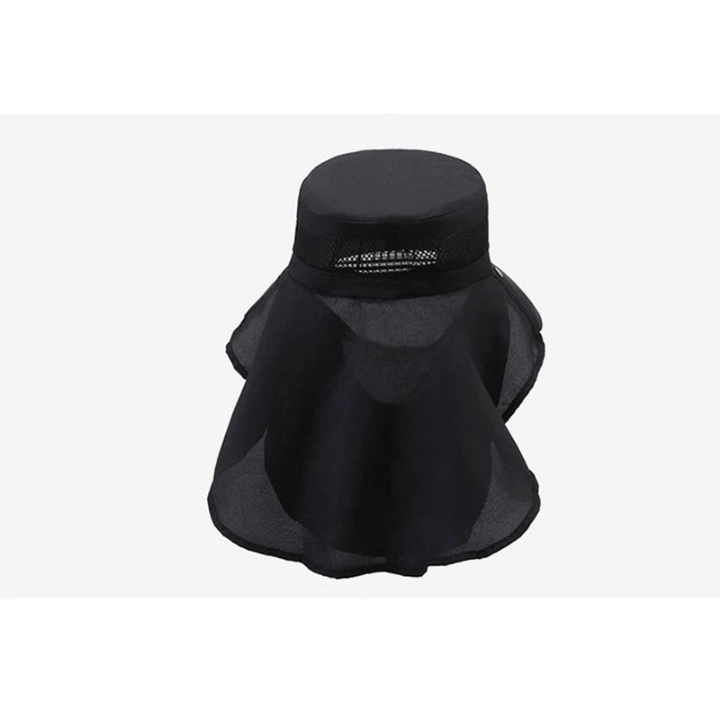 New Hat Men's Outdoor Mountaineering Sunshade Fisherman Hat Summer Big Brim Breathable Sunscreen Fishing Hat