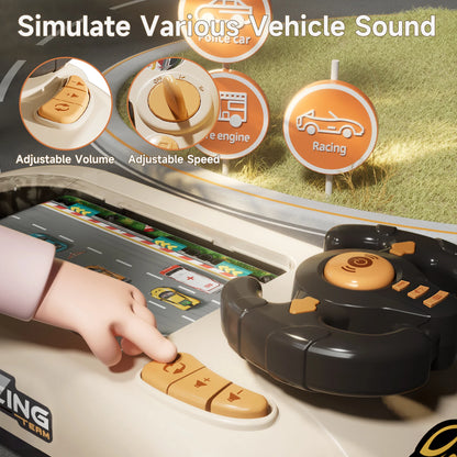Mini Driving Simulation Steering Wheel Game for Kids