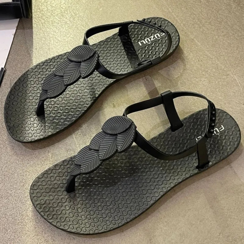 Woman Sandals Shoes Summer Retro Shoes Woman Outdoor Sandals 2025