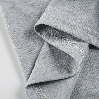 Weekeep Streetwear Grey Loose Rompers Fashion Button Up Full Sleeve Women Playsuits y2k Aesthetic Ladies Solid Outfits Harajuku