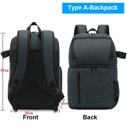Waterproof DSLR Camera Bag Backpack With Charging Earphone Hole Outdoor Photo Bag for Canon Nikon Laptop Tripod Video Lens Bag