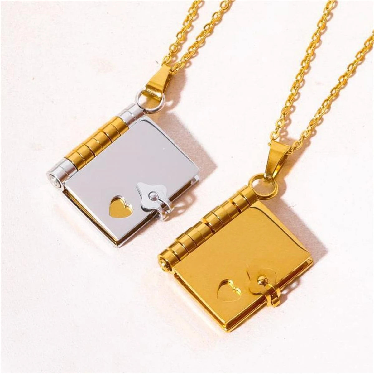 I LOVE YOU BOOK NECKLACE