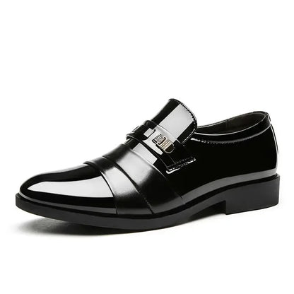 Business Men's Formal Shoes Official Leather Casual Social Shoe Male Black High Quality Fashion Gentleman 2024 Style Legitimate