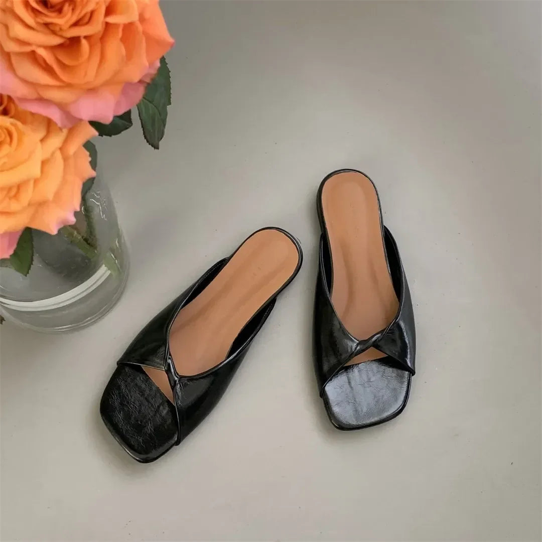 Flats Slippers Women Open Toe Sandals Summer Flip Flops 2025